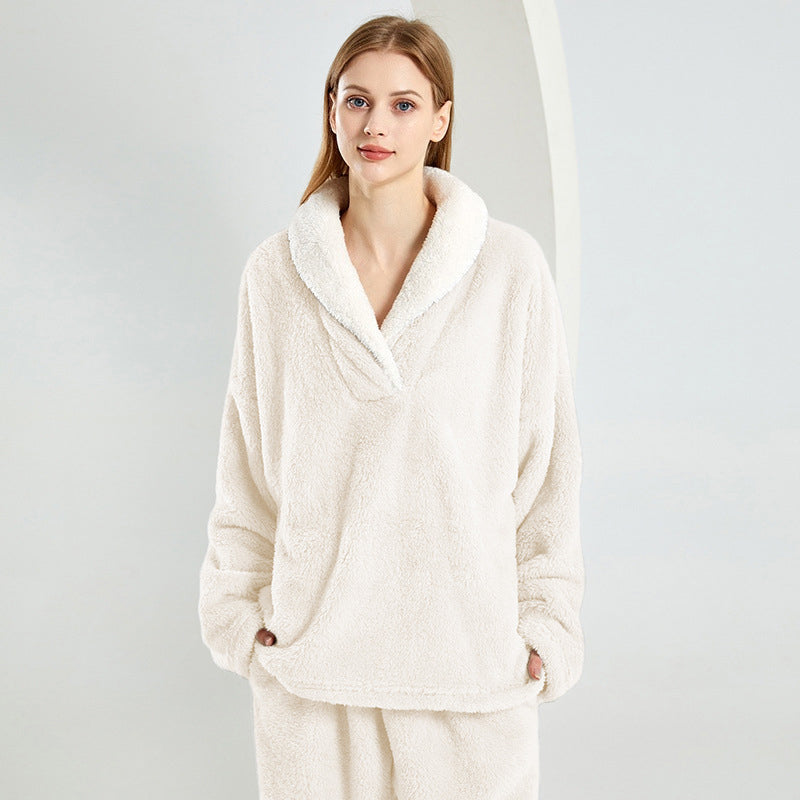 🌸 Up tot 50% korting🔥Warme Pluche Pyjama Set voor de Winter