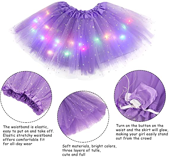 💕Hot Sale 49% KORTING🌸✨Magische & Lichtgevende LED Tutu Rok✨