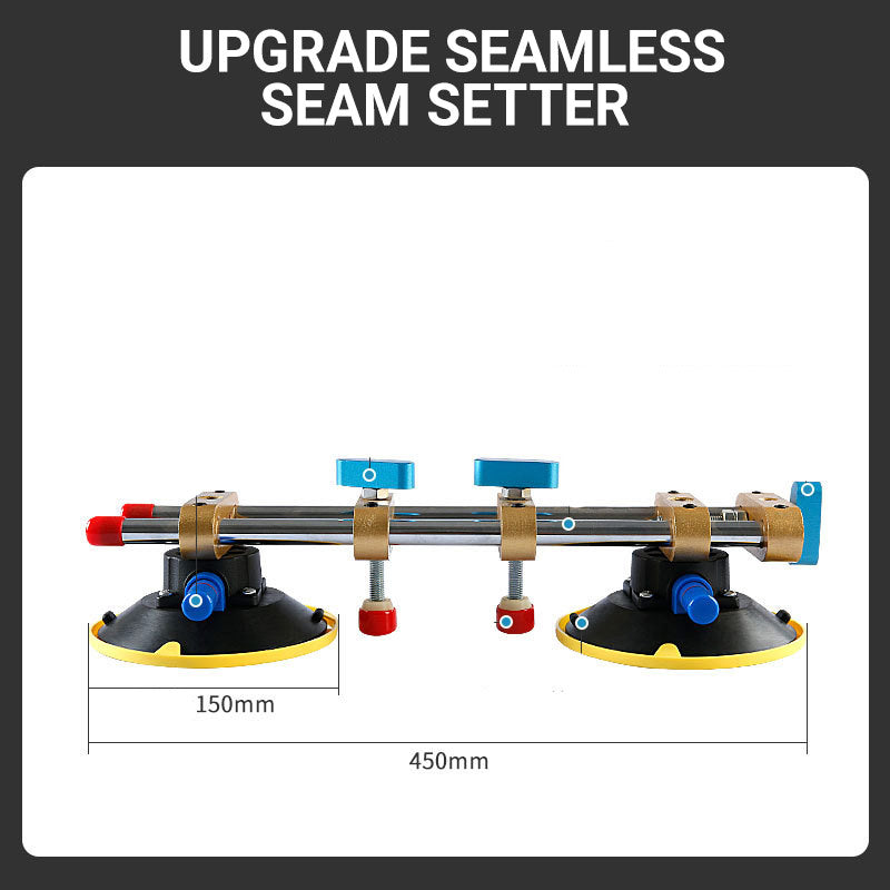 Professionele naadloze naad setter machine met zuignappen