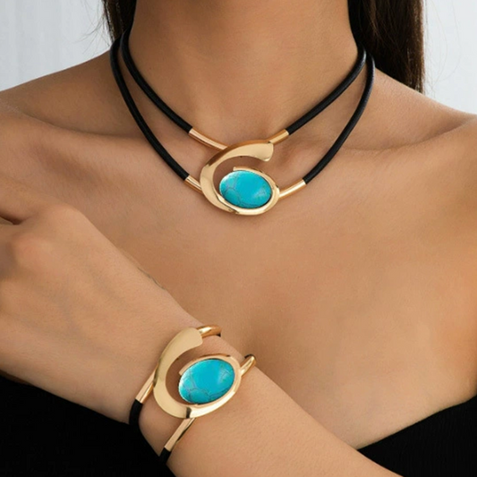 Vintage Boho Set: Ketting & Armband