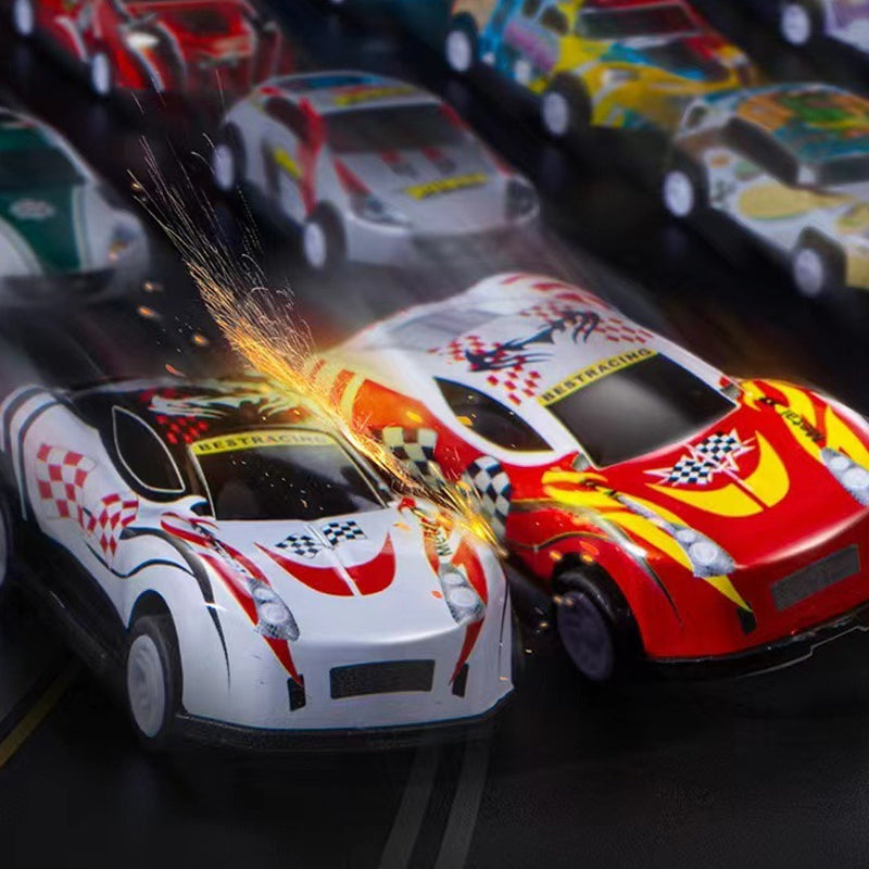 🔈🔈60% KORTING! ✨ 48 mini-auto's met ingebouwde garage - Interactief spel met geluidseffecten en racebaan voor kinderen 🚗🎪