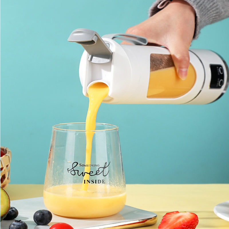 🍊 Verse Smoothies Overal! Draagbare Snoerloze Blender met Power Display