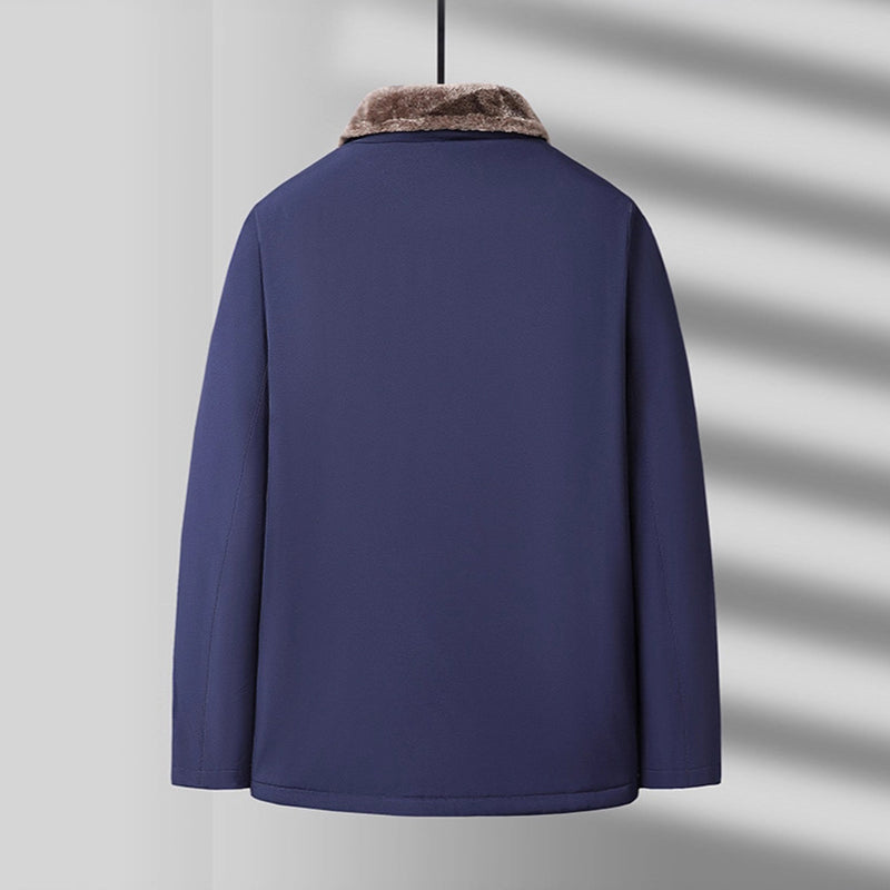 Warme pluche gevoerde jas voor heren🔥