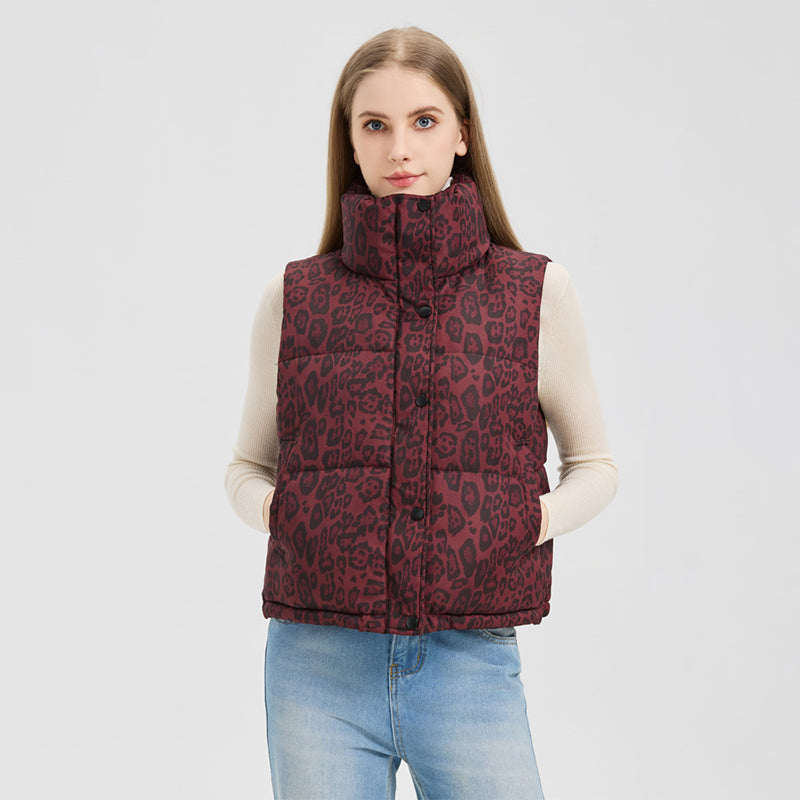🌸 Up tot 50% korting🔥Lichtgewicht damesvest met luipaardprint