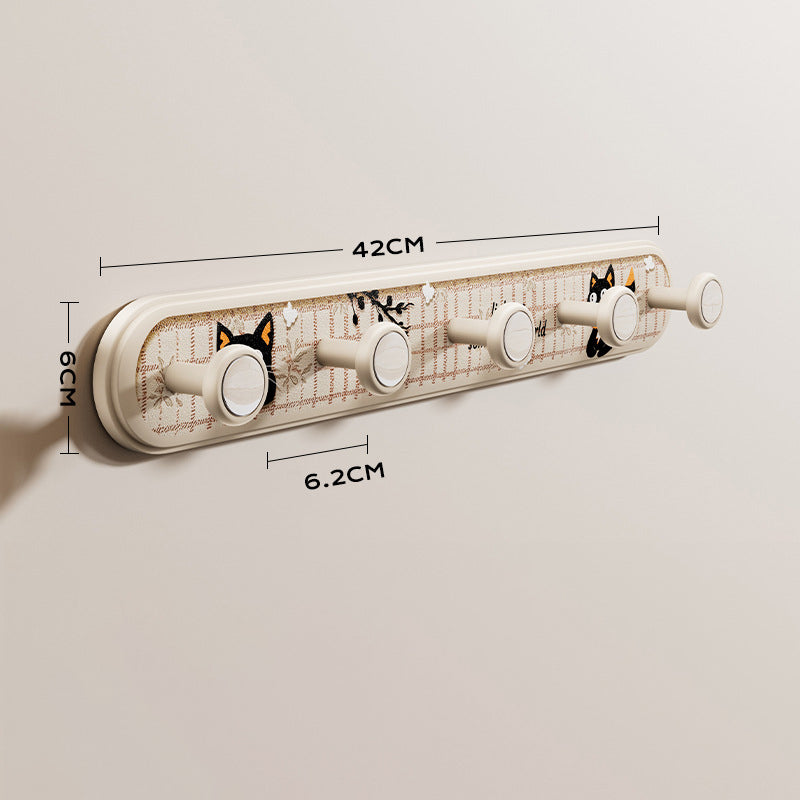 Zuignap muurbevestiging met 5 haken