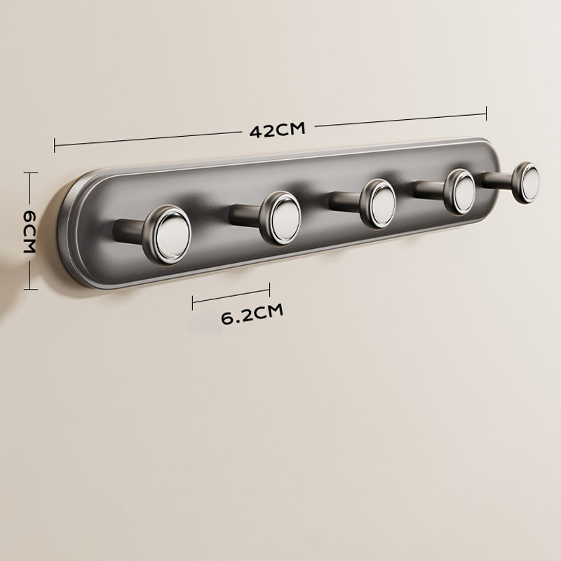 Zuignap muurbevestiging met 5 haken