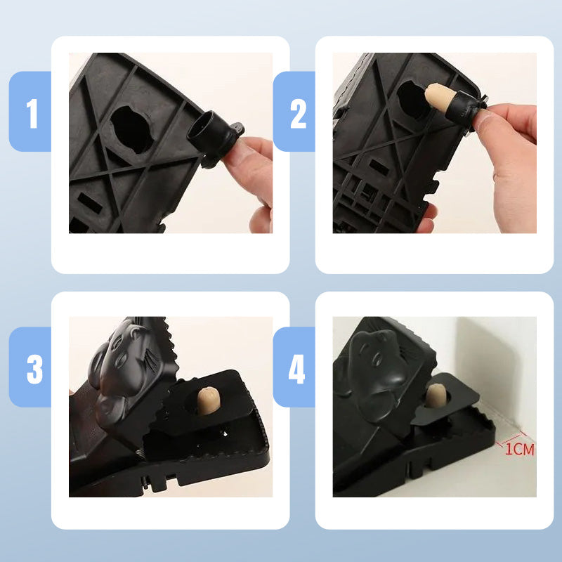 Herbruikbare rattenval met zeer gevoelige trekker