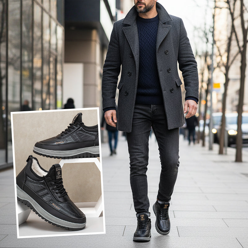 Comfortabele warme herenschoenen: Waterdicht & Slip-Resistent