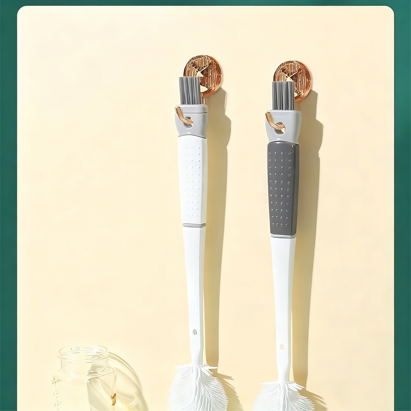 Afneembare siliconen reinigingsborstel met lange steel