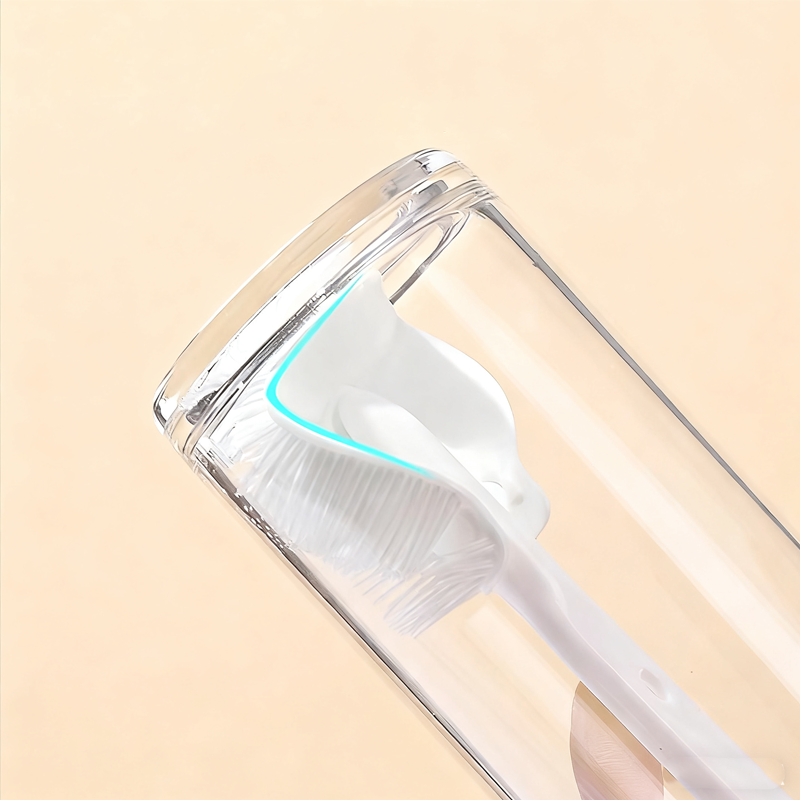 Afneembare siliconen reinigingsborstel met lange steel