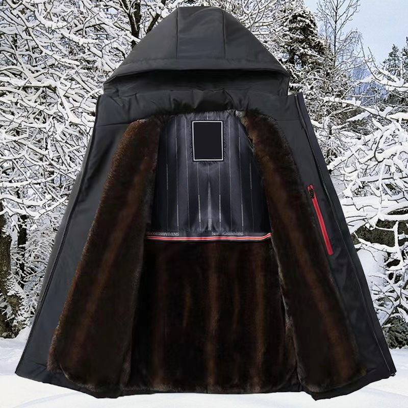 🌸 Up tot 60% korting🔥Thermische dikke dikke parka -jas voor heren