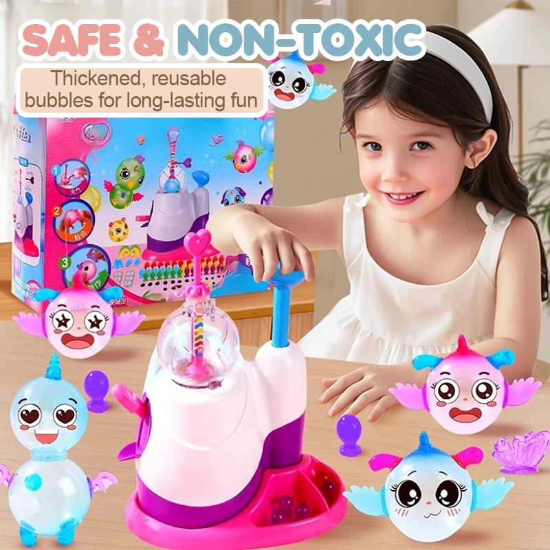 🎁Kerstuitverkoop 56% KORTING 🔥DIY-bellenblaasset met pomp voor kinderen