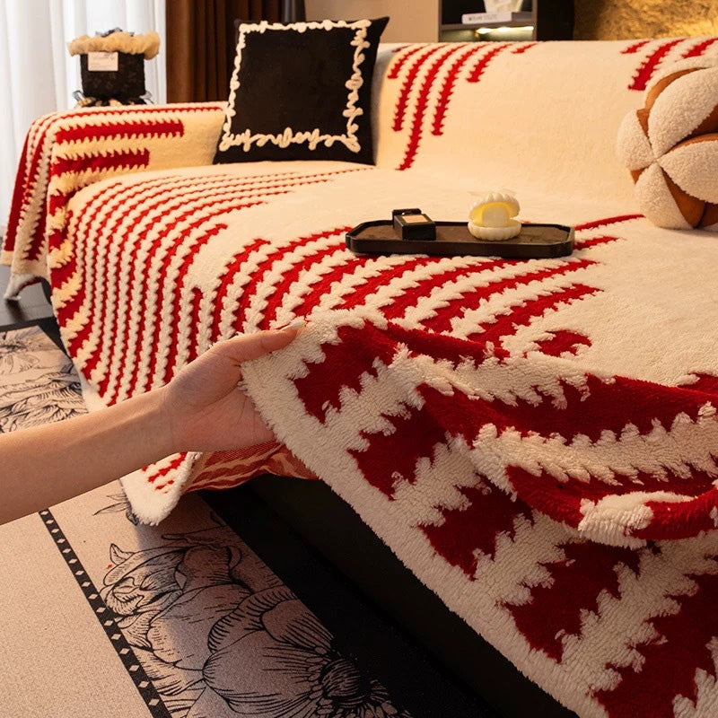 🔥 Enorme kortingen✨ Pluche Bankhoes met Antislip - Zacht en Krasbestendig, Machinewasbaar en Perfect voor Huishoudens met Dieren 🛋️🐾