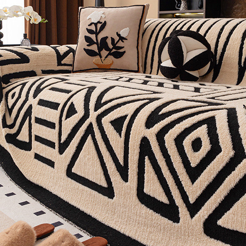 🔥 Enorme kortingen✨ Pluche Bankhoes met Antislip - Zacht en Krasbestendig, Machinewasbaar en Perfect voor Huishoudens met Dieren 🛋️🐾