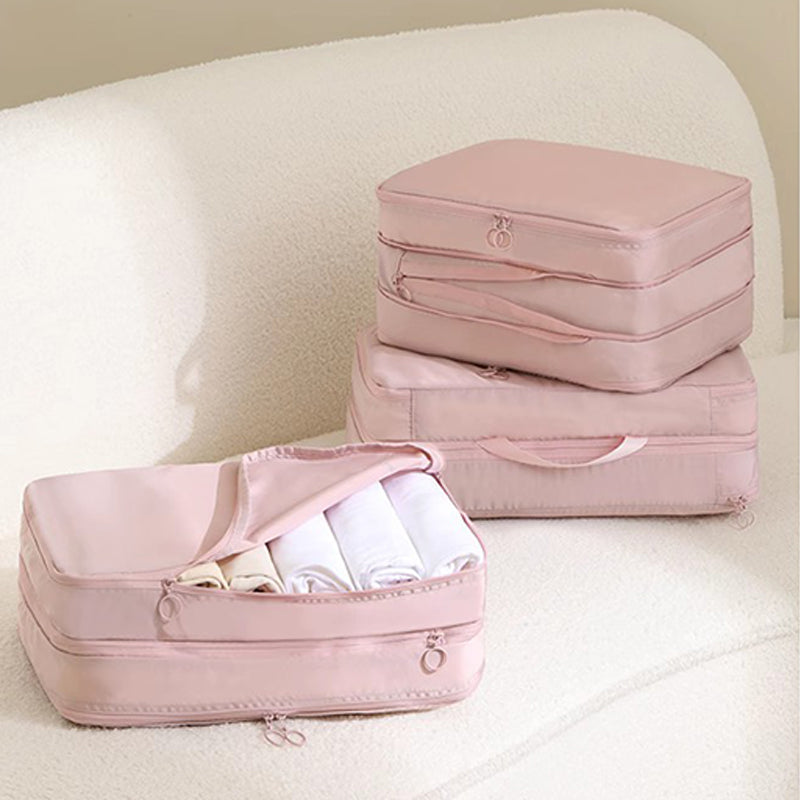 🌸 Up tot 48% korting🔥Reizen draagbare compressie verpakking kubussen tas