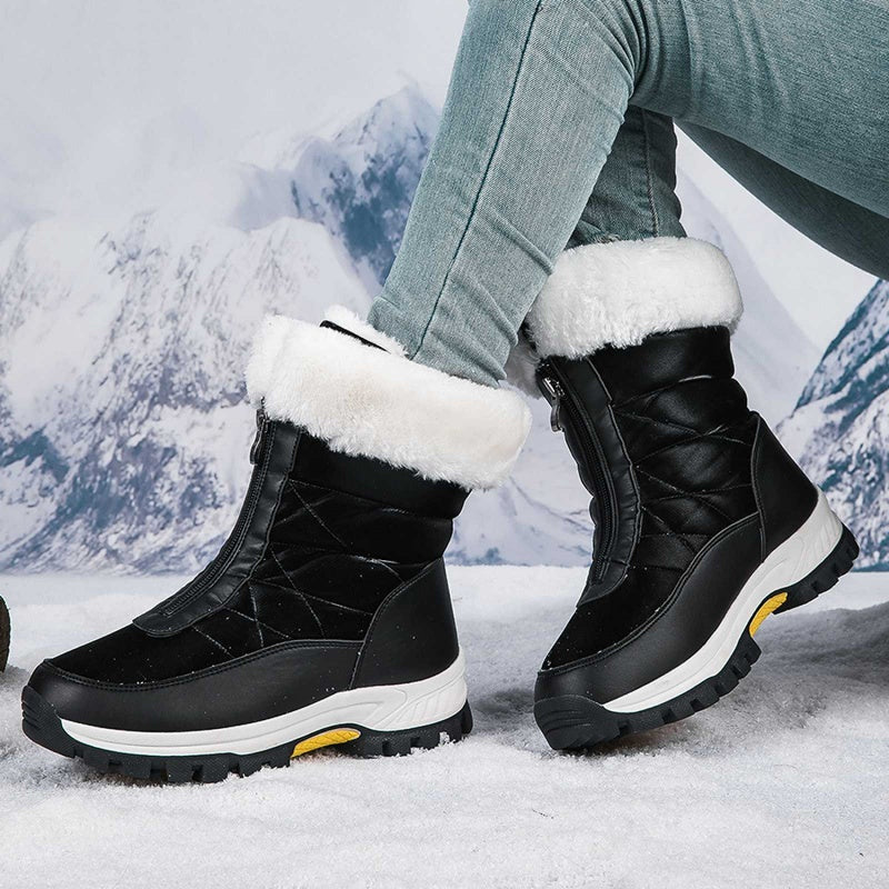 ⏳Tijdelijke korting van 50%⏰Antislip warme snowboots met ritssluiting voor dames👢