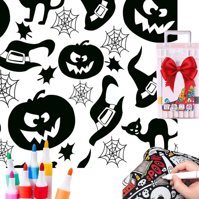 🎁 DIY-schilderdeken met viltstiften – Een personaliseerbare deken om in te kleuren