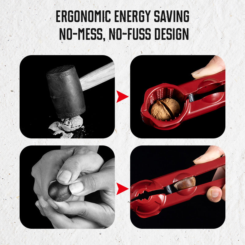 ✨ Handmatige Notenkraker - Lichtgewicht Ontwerp met Opvangbak, Geschikt voor Diverse Noten, Kraken zonder Pletten 🥜⚙️