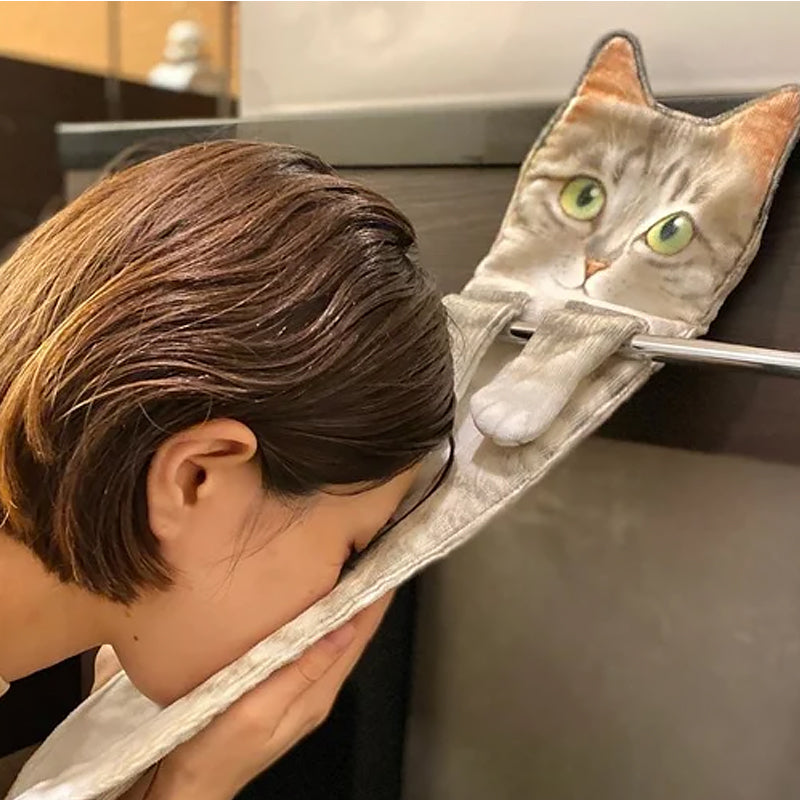 💖Uitverkoop 58% Korting😺Schattige kattenhanddoek🐾