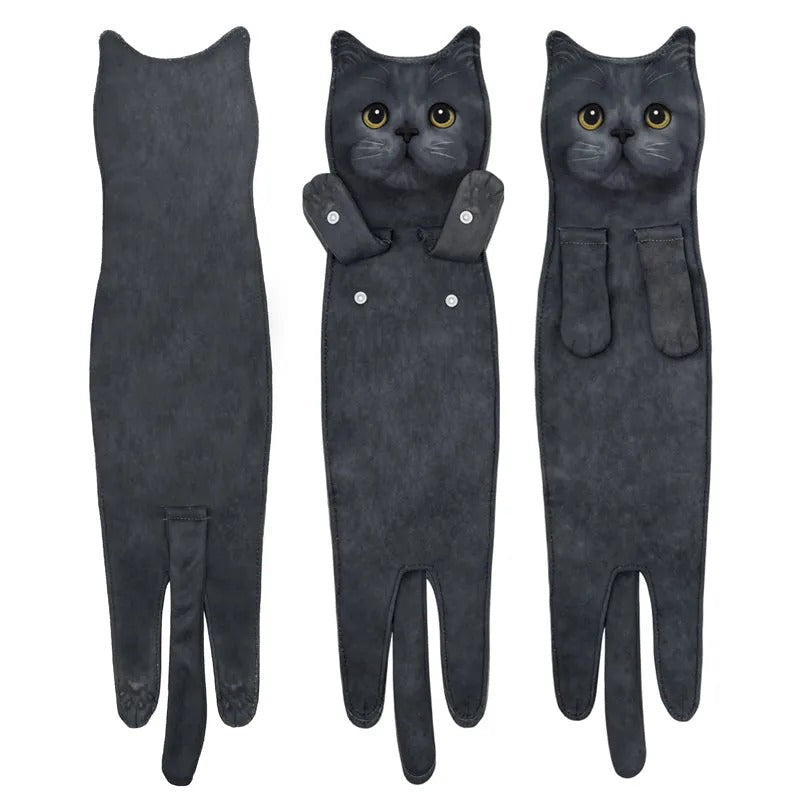 💖Uitverkoop 58% Korting😺Schattige kattenhanddoek🐾