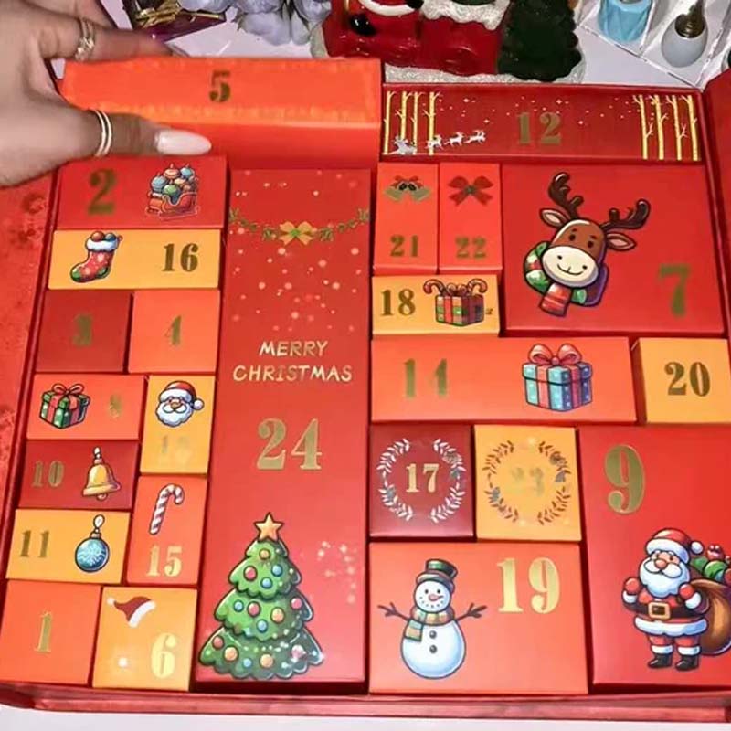 24-daagse kerstkalender adventskalender geschenkdoos
