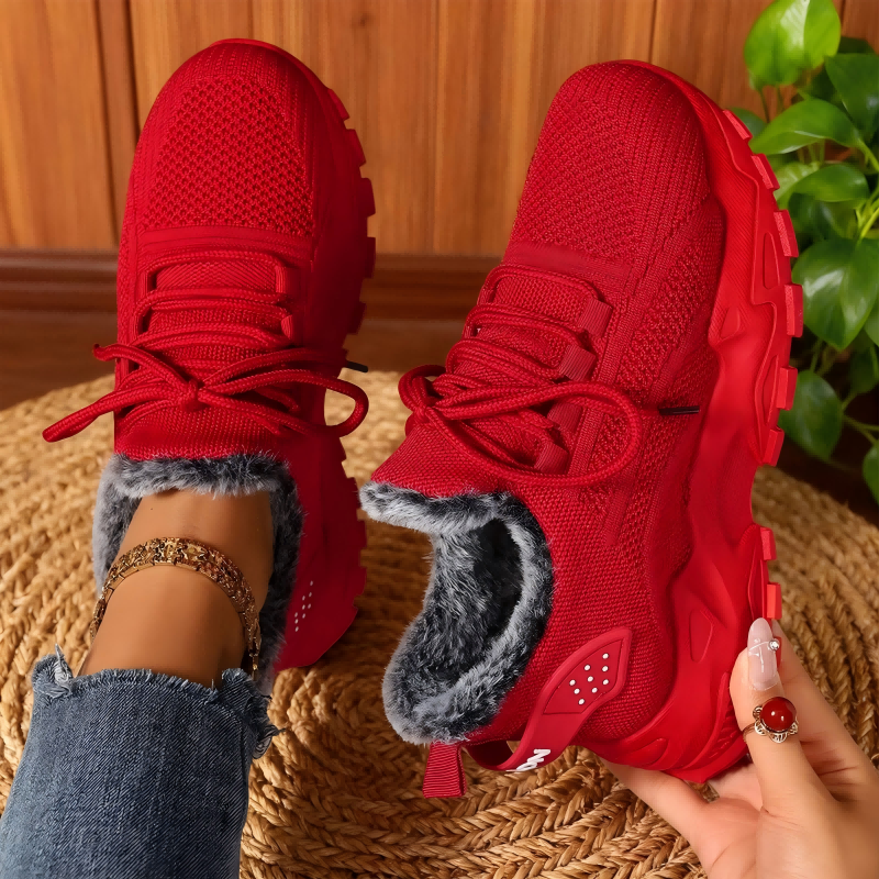 Warme, comfortabele en ademende damesschoenen