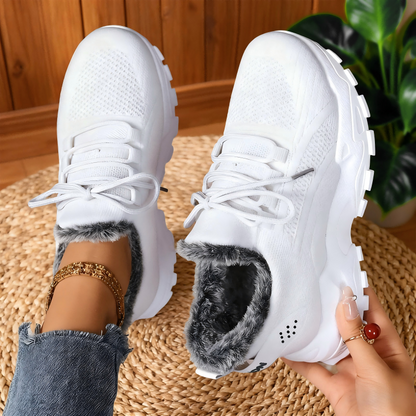 Warme, comfortabele en ademende damesschoenen