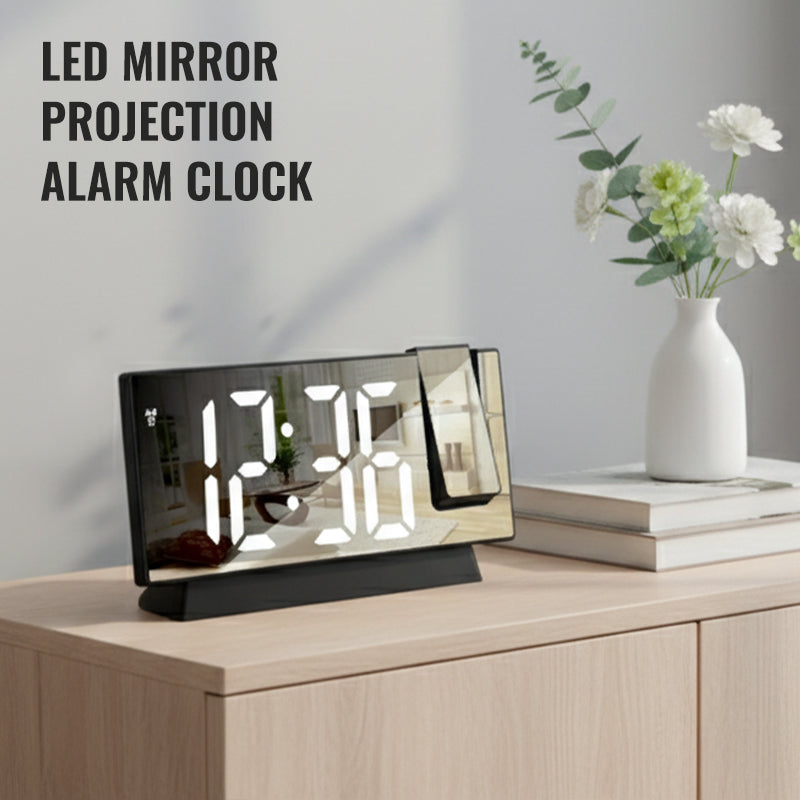 LED-spiegelprojectie-wekker