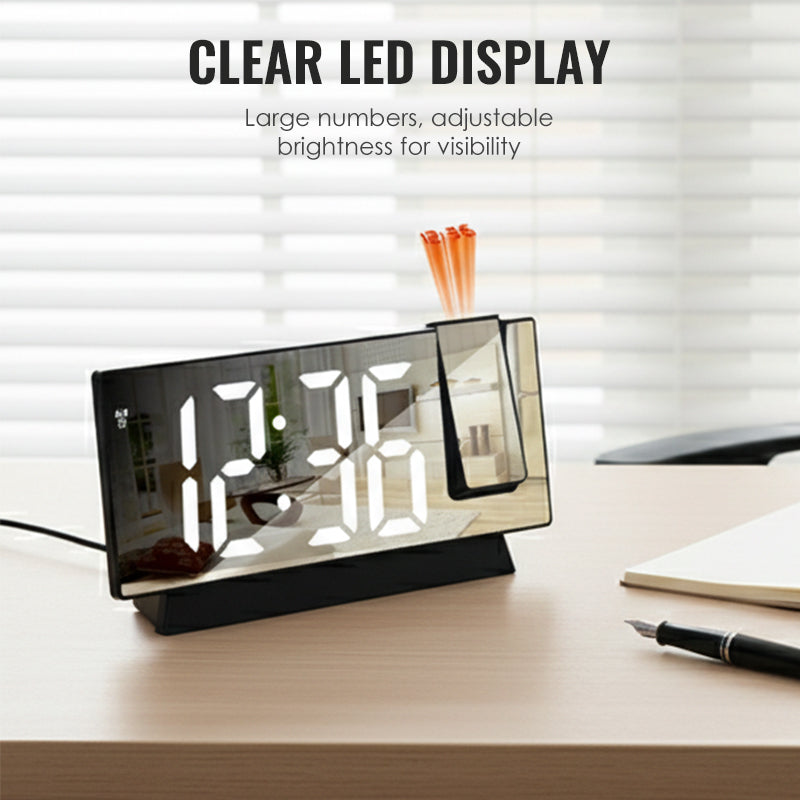 LED-spiegelprojectie-wekker