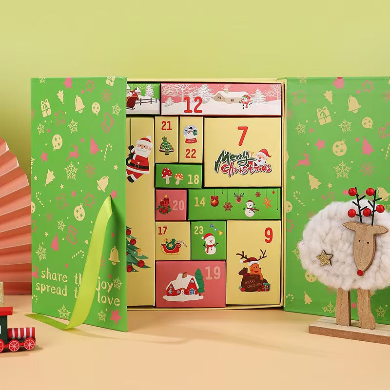 🎁 24 dagen vol verrassingen — Roze marmeren adventskalender 2025