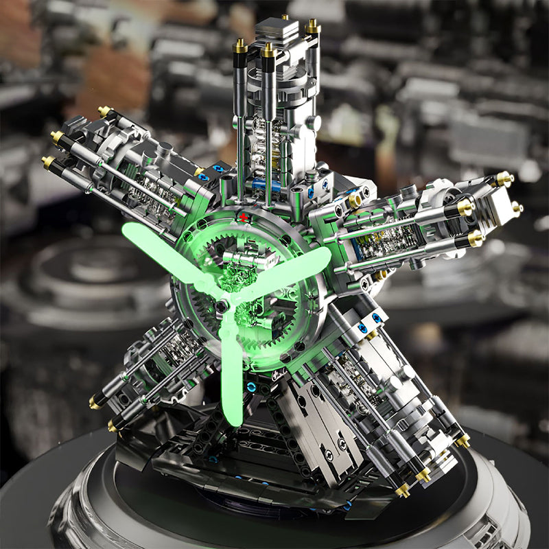 Motor Model Bouwstenen Set