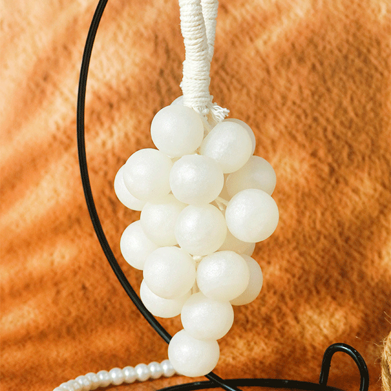 🧴🍇 Ambachtelijke Parel Druiventroszeep – Uniek Druivenbesontwerp, Plantaardige Formule & Parelmooie Afwerking（Decoratief & Effectief Reinigend!）