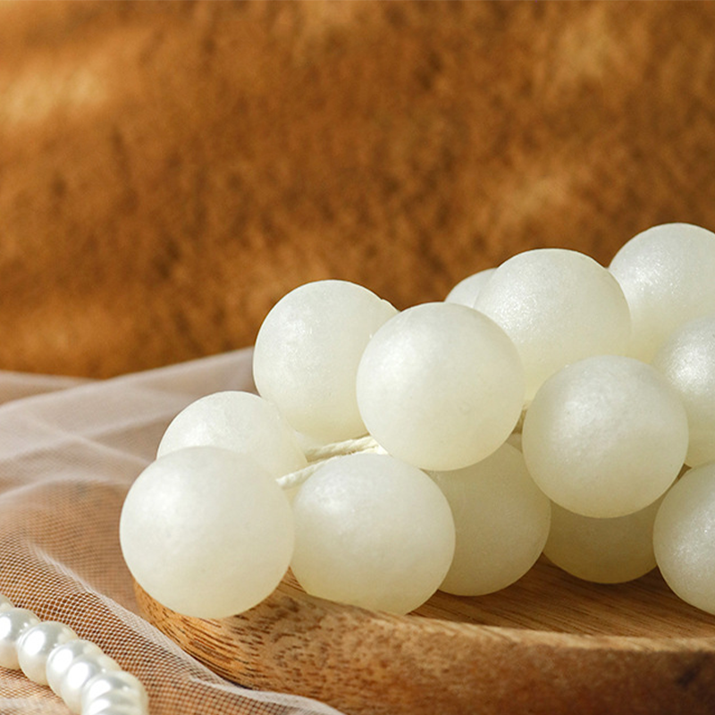 🧴🍇 Ambachtelijke Parel Druiventroszeep – Uniek Druivenbesontwerp, Plantaardige Formule & Parelmooie Afwerking（Decoratief & Effectief Reinigend!）