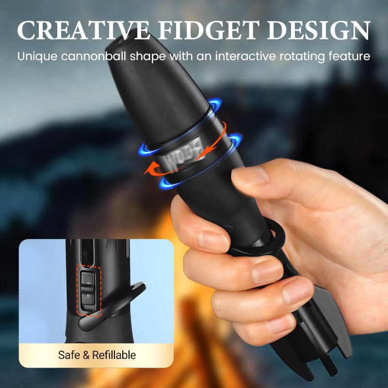🚀 NU 35% KORTING! ⏰ Creative Rocket Fidget Lighter - Leuk ontwerp en betrouwbare vlam, perfect voor gadgetliefhebbers ✨
