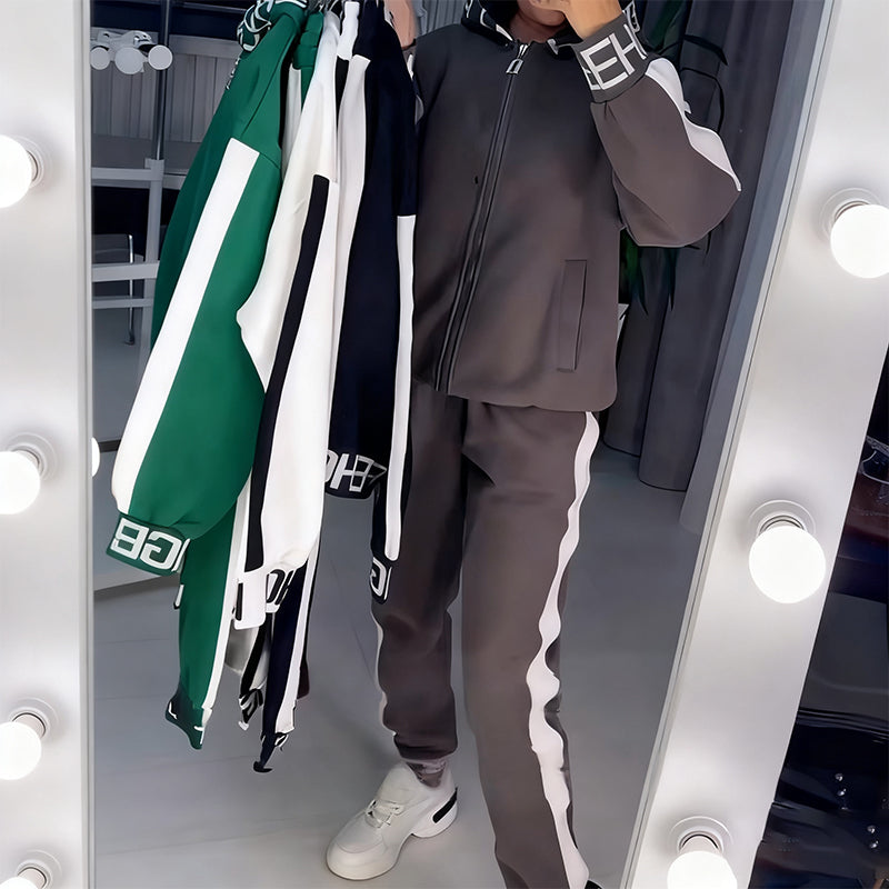 👟 Comfort ontmoet stijl: jouw ultieme kleurblok trainingspak voor iedere dag!