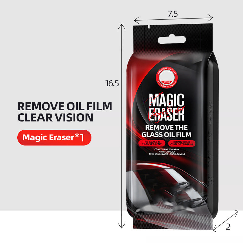 🔥 50% KORTING ! ✨ Autoglas Magic Spons - Verwijder Vogeluitwerpselen, Veilig PH7, Direct Schoon Zicht 🚗✨