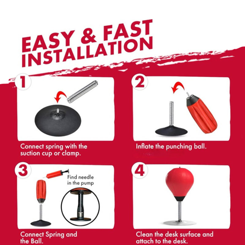 🥊Cible de boxe de bureau