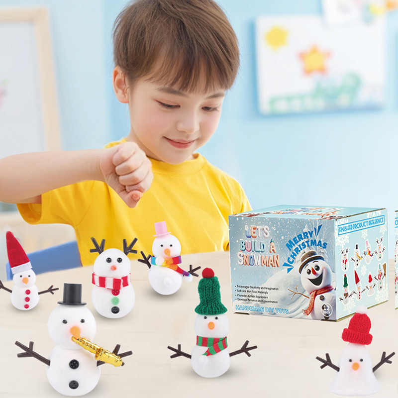 55% KORTING🎁Maak je eigen unieke sneeuwpop!☃️ -✨【DIY kerst-sneeuwpopknutselsets voor kinderen】✨