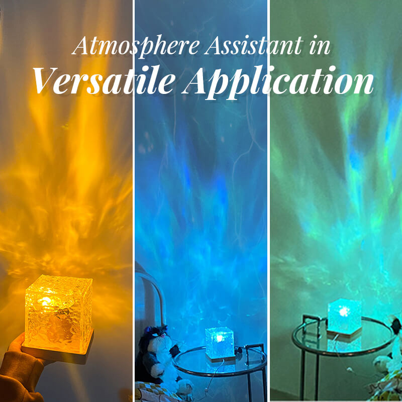 🎁Dynamische roterende watergolfnachtprojector