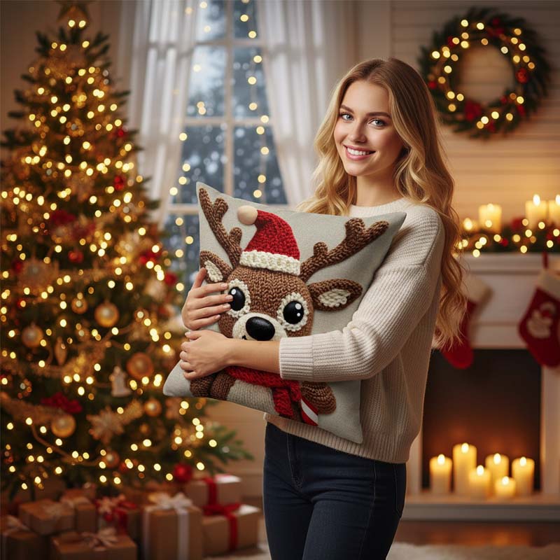 ✨ Breng de magie van Kerst in huis met deze charmante kussenhoezen!🎅