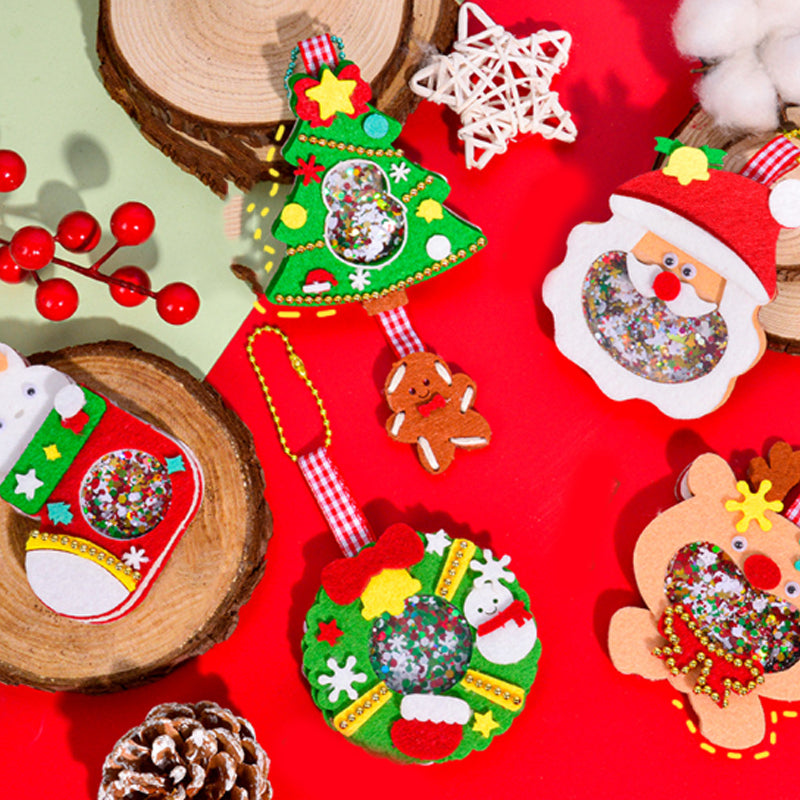 🎄Kerstmis Hot Sale 50% KORTING - ✨【DIY Kerstmis Shaker Ornament Craft Kit】✨- 6 stuks