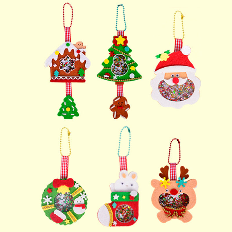 🎄Kerstmis Hot Sale 50% KORTING - ✨【DIY Kerstmis Shaker Ornament Craft Kit】✨- 6 stuks