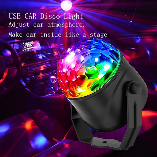 🖤Black Friday topper!✨ Magische LED Disco Bol – RGB Stroboscoop Effect, Afstandsbediening & Draagbaar (Creëer Instant FeestSfeer Voor Partijen, Karaoke & Meer!)