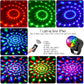 🖤Black Friday topper!✨ Magische LED Disco Bol – RGB Stroboscoop Effect, Afstandsbediening & Draagbaar (Creëer Instant FeestSfeer Voor Partijen, Karaoke & Meer!)