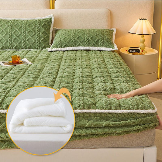 🎄✨ KERSTAANBIEDING 50% KORTING! Warm Hoeslaken van Geborsteld Flanel – Extra Zacht, 40 cm Diepe Hoeken & Antislip ❄️🛏️