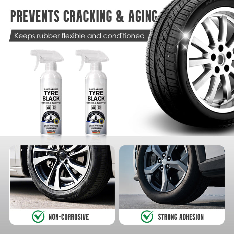 🔥 HOT SALE ✨ Glans- & Beschermingsspray voor Kunststof en Rubber Banden 💎 Diepe Glans · Langdurige Bescherming | Nu 50% KORTING ⏳
