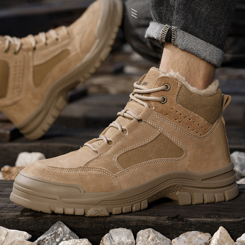 🎅 Veiligheidsschoenen voor heren voor de winter – met stalen neus en antislipzool! -- Gratis verzending