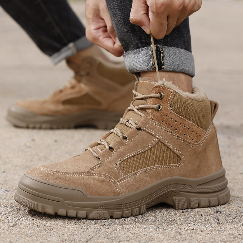 🎅 Veiligheidsschoenen voor heren voor de winter – met stalen neus en antislipzool! -- Gratis verzending
