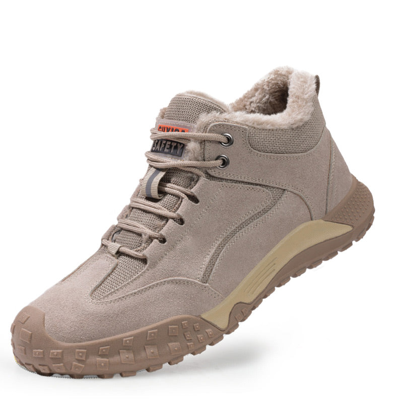 🎅 Veiligheidsschoenen voor heren voor de winter – met stalen neus en antislipzool! -- Gratis verzending