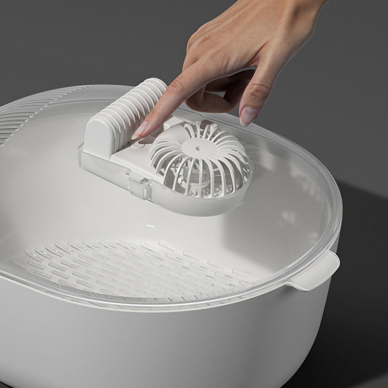 🍽️Keuken Must-Have! Ontdooier met Timer & UV – Perfect voor Elk Huisgezin